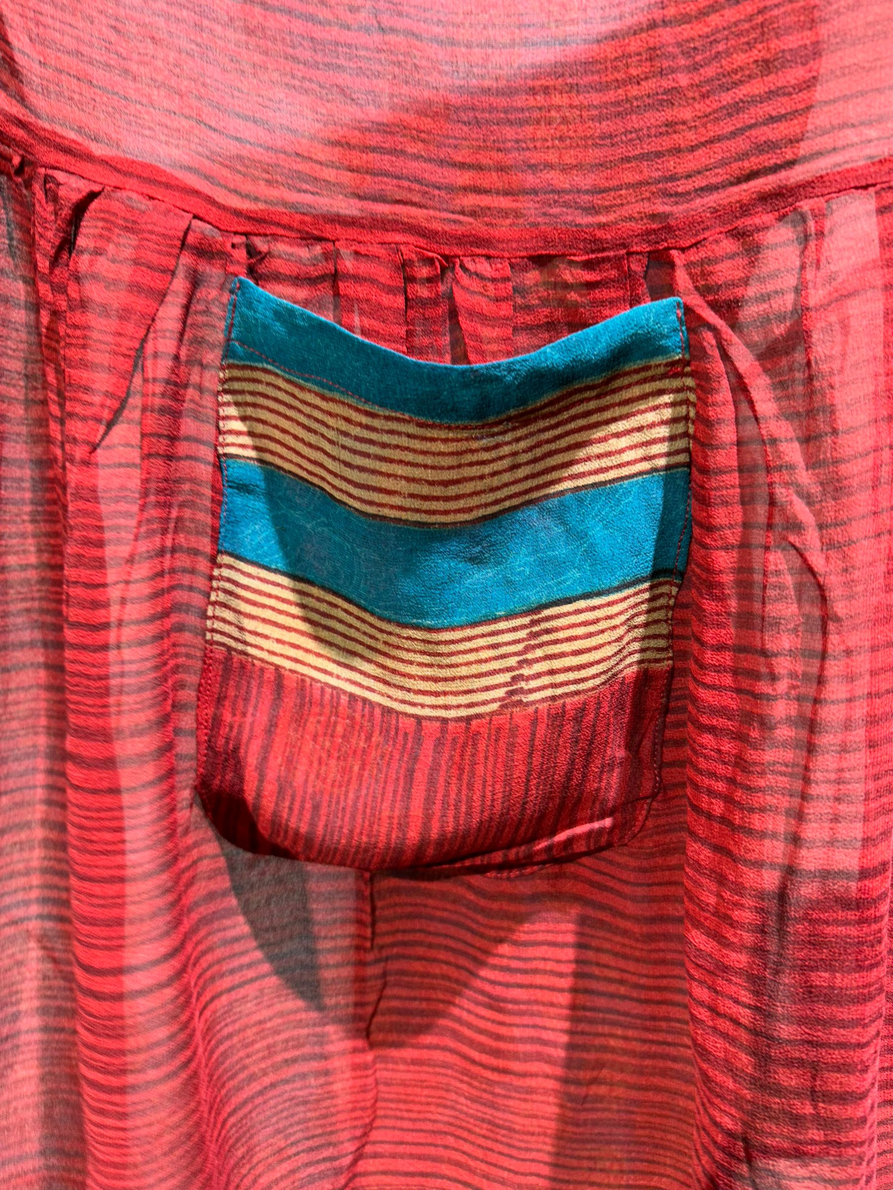 Beatrice Mandelman Sheer Avatar Pure Silk Boxy Babydoll Dress