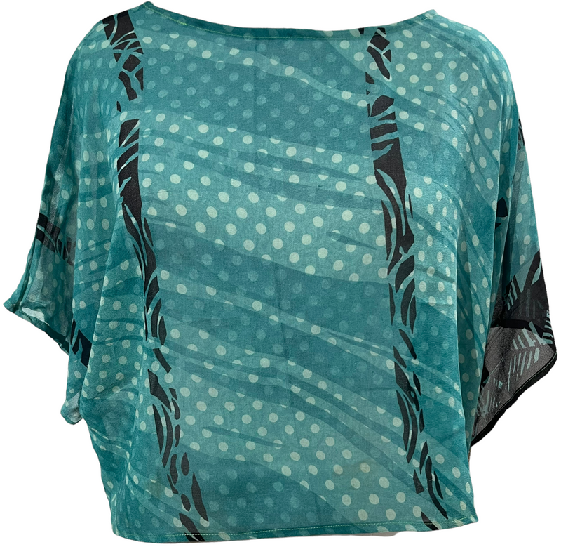 PRG1423 Young Cato Sheer Pure Silk Boxy Top - sariKNOTsari slow fashion bryn walker linen Hamilton sustainable fashion gifts sari not sari Hamilton Fair trade  Ethical  Artisan made  Zero waste  Up-cycled Slow Fashion  Handmade  GTA Toronto Copper Pure Upcycled vintage silk handmade recycled recycle copper pure silk travel clothing hamilton vacation cruisewear resortwear bathing suit bathingsuit vacation etsy silk clothing gifts gift dress top pants linen bryn walker alive intentions kaarigar elephants
