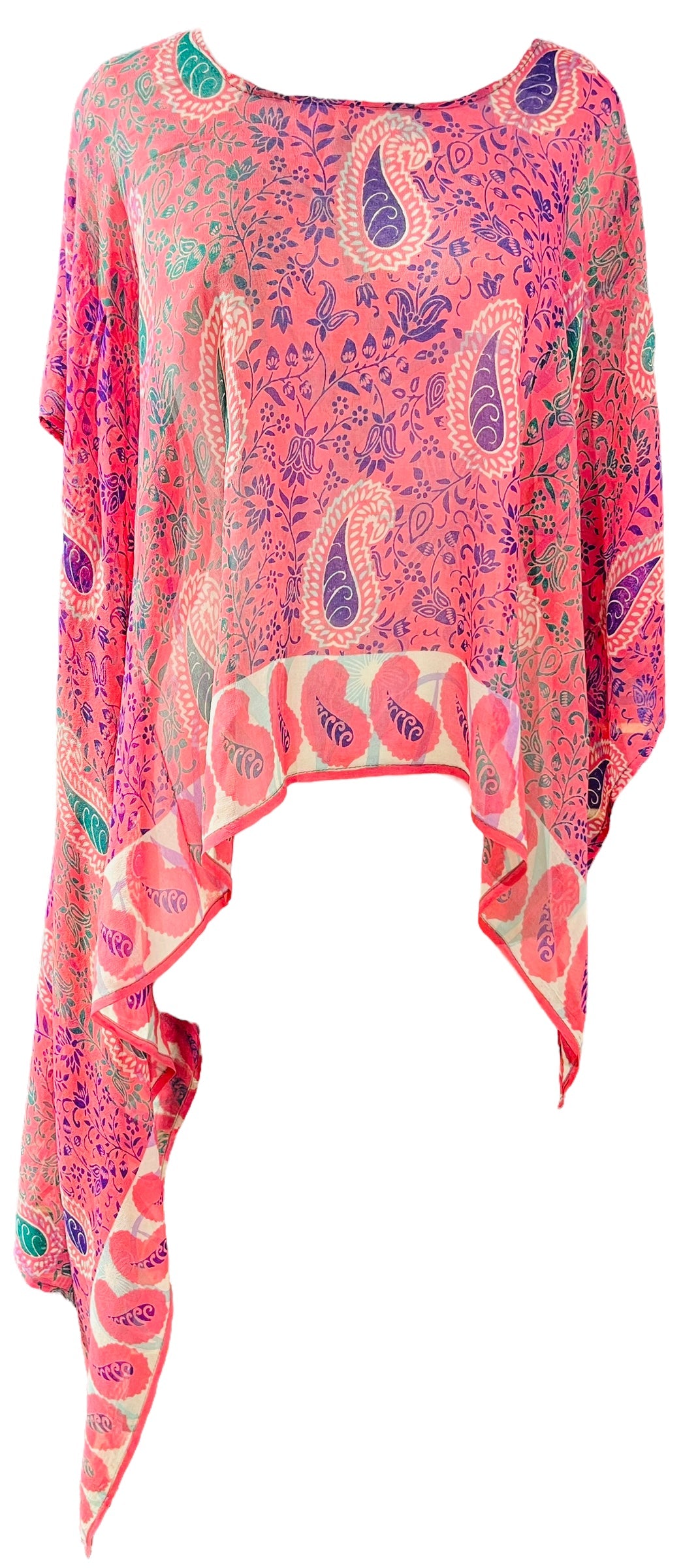 PRG3310 Jane Boyd Sheer Avatar Pure Silk Versatile Vest