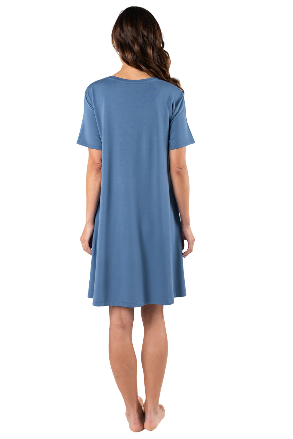 Terrera Jocelyn Coastal Blue T-Shirt Dress